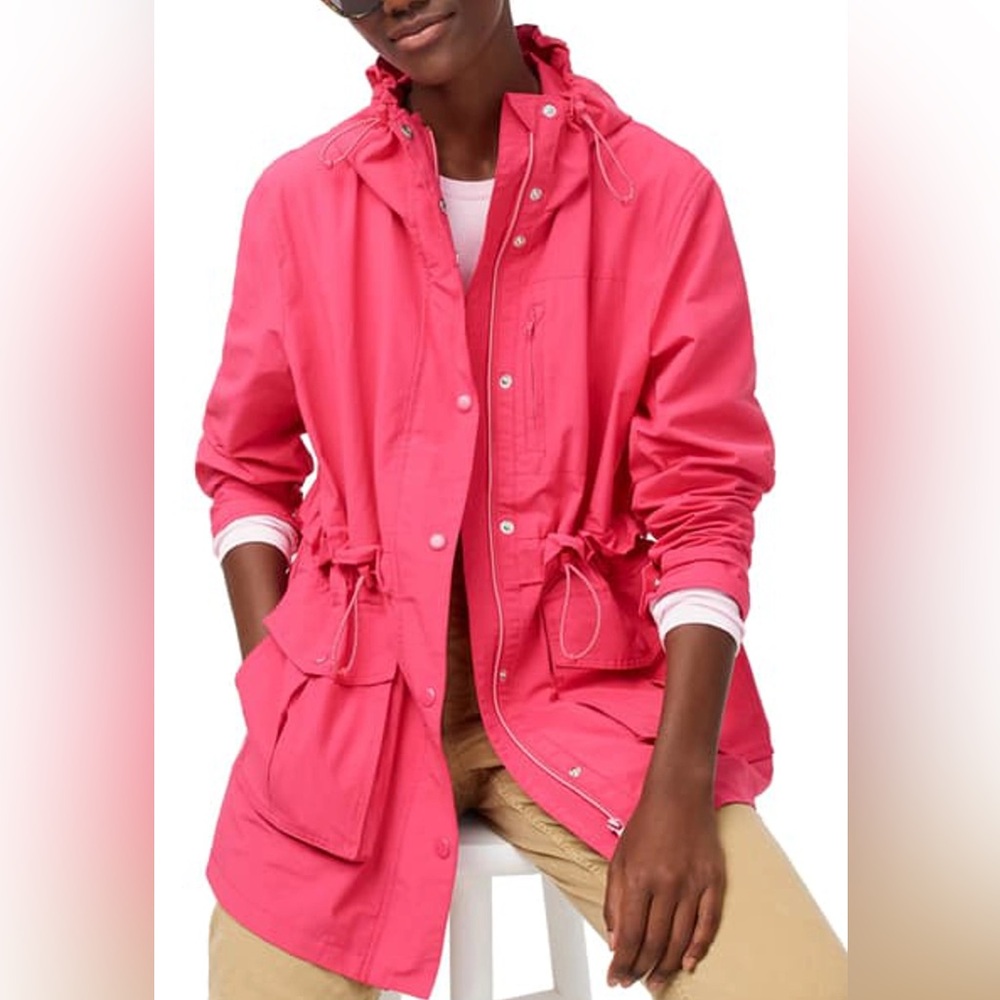 JCrew Perfect Lightweight Rain Jacket XSP